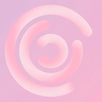 Abstract modern gradient pink and living coral blend line cover background. Stock Illustration