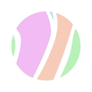 Abstract modern graphic elements of a circle. Background of flowing liquid Stock Illustration