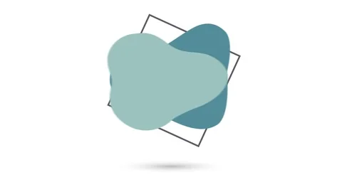 Abstract modern graphic elements. Dynamical colored forms and line. Gradient Stock Footage 127061196