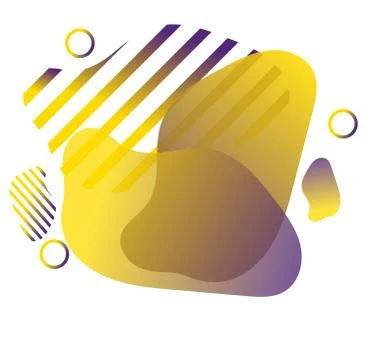 Abstract modern graphic elements. Dynamical colored forms . Gradient abstract Stock Illustration