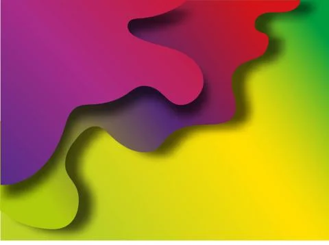 Abstract modern graphic elements. Dynamical colored forms . Gradient abstract Stock Illustration