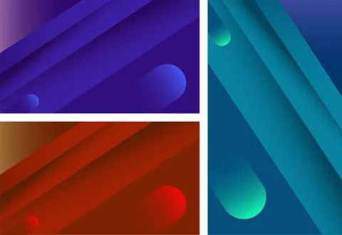 Abstract modern graphic elements. Dynamical colored forms . Gradient abstract Stock Illustration