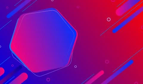 Abstract modern graphic elements. Dynamical colored forms and line. Gradient Stockillustratie