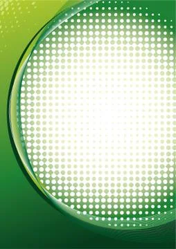 Abstract modern green background, vector illustration Stock Illustration