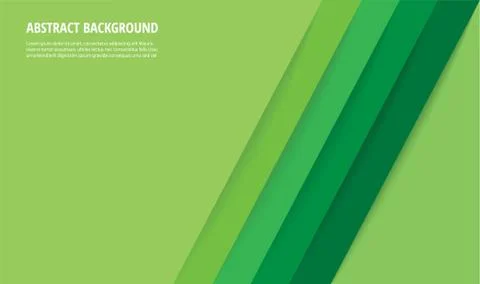Abstract modern green lines background Stock Illustration