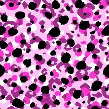 Abstract modern leopard seamless pattern. Animals trendy background. Pink and Illustrazione stock