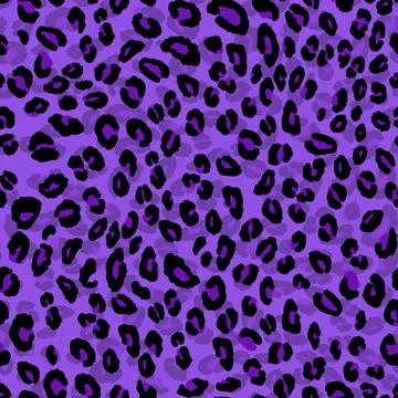 Abstract modern leopard seamless pattern. Animals trendy background. Purple and Illustrazione stock