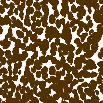 Abstract modern leopard seamless pattern. Animals trendy background. Brown and Stock Illustration