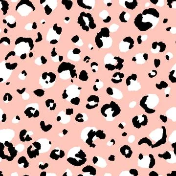 Abstract modern leopard seamless pattern. Animals trendy background. Beige and Stock Illustration