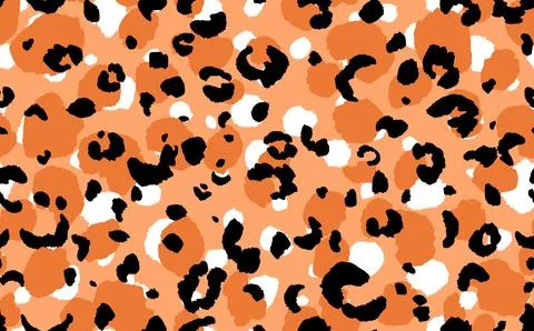 Abstract modern leopard seamless pattern. Animals trendy background. Beige and Stock Illustration