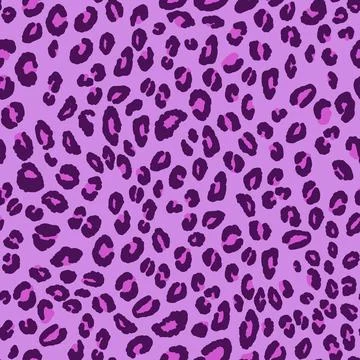 Abstract modern leopard seamless pattern. Animals trendy background. Pink and Illustrazione stock