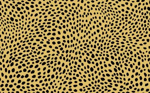 Abstract modern leopard seamless pattern. Animals trendy background. Beige and Stock Illustration