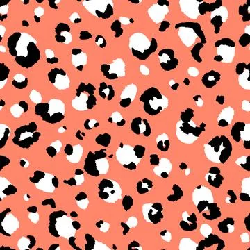Abstract modern leopard seamless pattern. Animals trendy background. Beige and Stock Illustration
