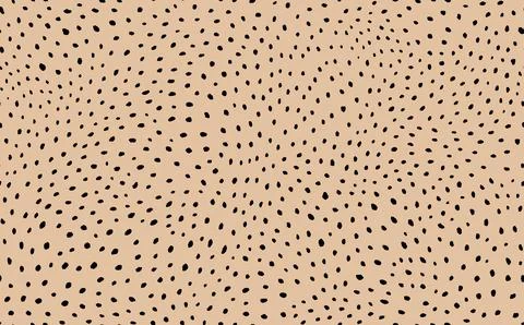 Abstract modern leopard seamless pattern. Animals trendy background. Beige and Stock Illustration