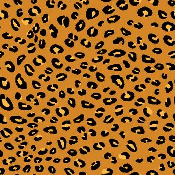 Abstract modern leopard seamless pattern. Animals trendy background. Beige and Illustrazione stock