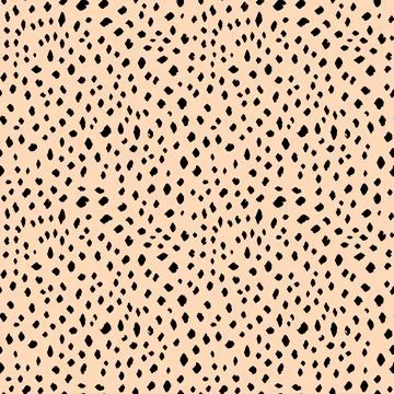 Abstract modern leopard seamless pattern. Animals trendy background. Beige and Illustrazione stock