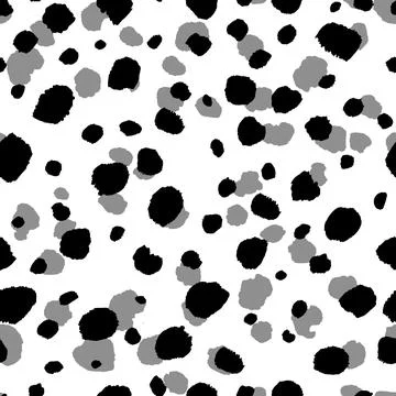 Abstract modern leopard seamless pattern. Animals trendy background. Black and Stock Illustration