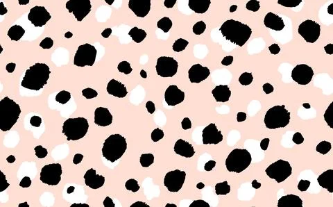 Abstract modern leopard seamless pattern. Animals trendy background. Beige and 库存插图