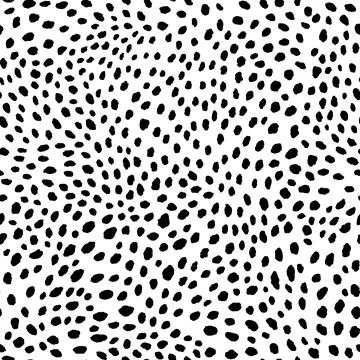 Abstract modern leopard seamless pattern. Animals trendy background. Black and Stock Illustration