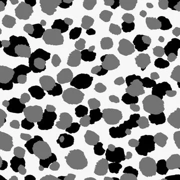 Abstract modern leopard seamless pattern. Animals trendy background. Grey Illustrazione stock
