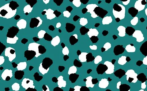 Abstract modern leopard seamless pattern. Animals trendy background. Green and Illustrazione stock