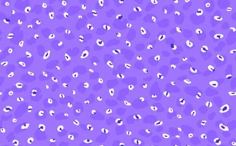 Abstract modern leopard seamless pattern. Animals trendy background. Violet Stock Illustration
