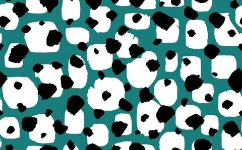 Abstract modern leopard seamless pattern. Animals trendy background. Green and Illustrazione stock