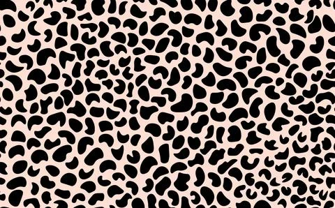 Abstract modern leopard seamless pattern. Animals trendy background. Beige and Illustrazione stock