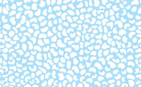 Abstract modern leopard seamless pattern. Animals trendy background. Blue and Illustrazione stock
