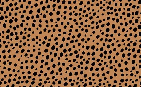 Abstract modern leopard seamless pattern. Animals trendy background. Beige and Stock Illustration