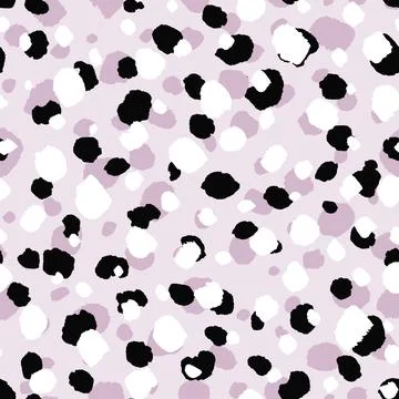 Abstract modern leopard seamless pattern. Animals trendy background. Pink Stock Illustration
