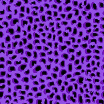 Abstract modern leopard seamless pattern. Animals trendy background. Purple and Illustrazione stock