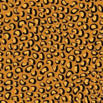 Abstract modern leopard seamless pattern. Animals trendy background. Beige and Illustrazione stock