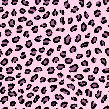 Abstract modern leopard seamless pattern. Animals trendy background. Pink and Stock Illustration