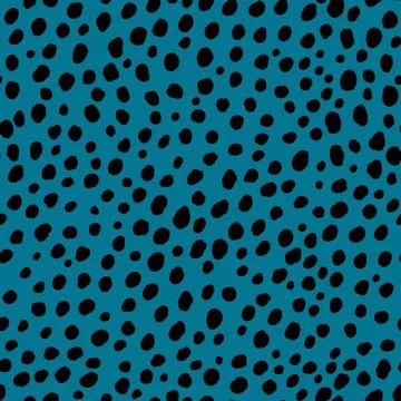Abstract modern leopard seamless pattern. Animals trendy background. Blue and Illustrazione stock