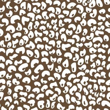 Abstract modern leopard seamless pattern. Animals trendy background. Beige and Illustrazione stock
