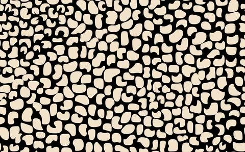 Abstract modern leopard seamless pattern. Animals trendy background. Beige and Illustrazione stock
