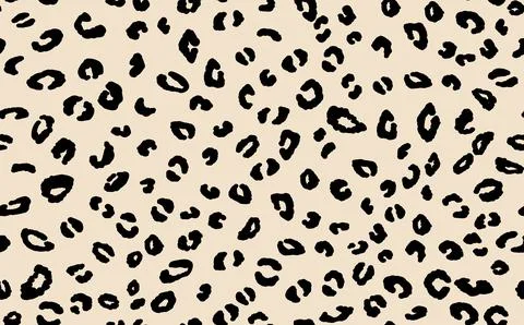 Abstract modern leopard seamless pattern. Animals trendy background. Beige and Stock Illustration