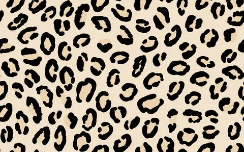 Abstract modern leopard seamless pattern. Animals trendy background. Beige and Illustrazione stock