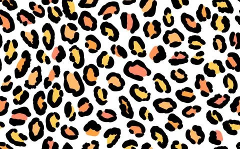 Abstract modern leopard seamless pattern. Animals trendy background. Colorful Stock Illustration