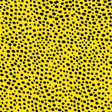 Abstract modern leopard seamless pattern. Animals trendy background. Yellow and Illustrazione stock