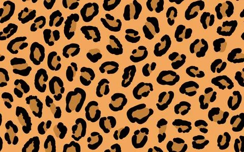 Abstract modern leopard seamless pattern. Animals trendy background. Beige and Stock Illustration