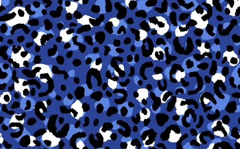 Abstract modern leopard seamless pattern. Animals trendy background. Colorful Stock Illustration