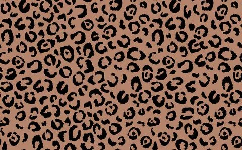 Abstract modern leopard seamless pattern. Animals trendy background. Beige and Stock Illustration