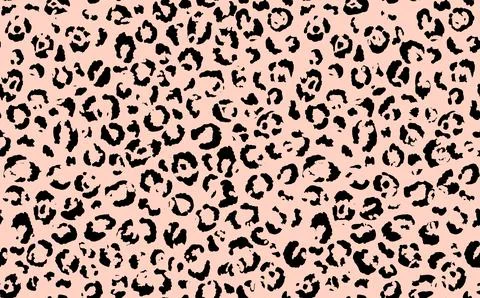 Abstract modern leopard seamless pattern. Animals trendy background. Beige and Stock Illustration
