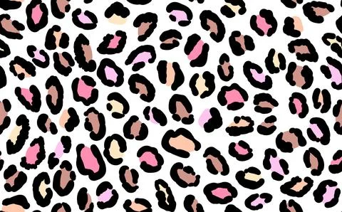 Abstract modern leopard seamless pattern. Animals trendy background. Colorful Stock Illustration