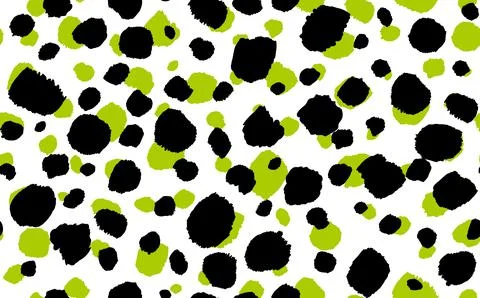 Abstract modern leopard seamless pattern. Animals trendy background. Green and Illustrazione stock