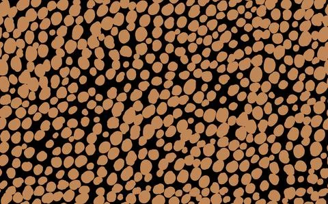Abstract modern leopard seamless pattern. Animals trendy background. Beige and Stock Illustration