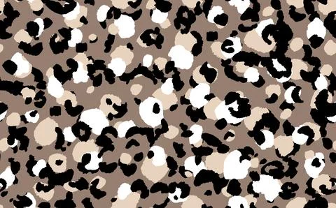 Abstract modern leopard seamless pattern. Animals trendy background. Colorful Stock Illustration