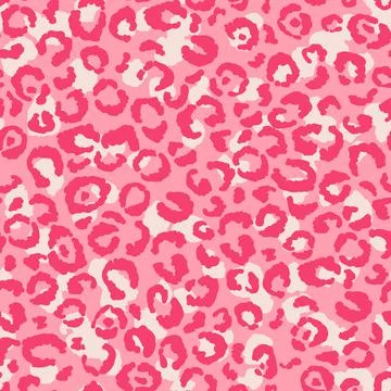 Abstract modern leopard seamless pattern. Animals trendy background. Pink 스톡 일러스트